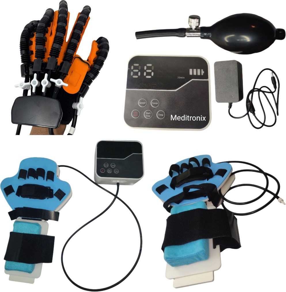 Wrist CPM Machine Stroke Rehabilitation & Rehab Gloves Single Right Hand (S) Medical Reacher & Grabber-image-29