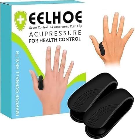 eelhoe Sugar Control Acupressure Clip for Diabetics LI4 Point Clip Pack of 2 Medical Reacher & Grabber-picture-31