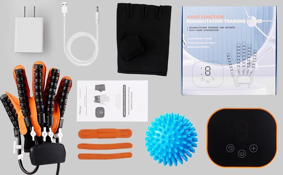 Robotic Rehabilitation Hand Gloves for Paralysis Patients Model C6, left hand M Medical Reacher & Grabber-image-1