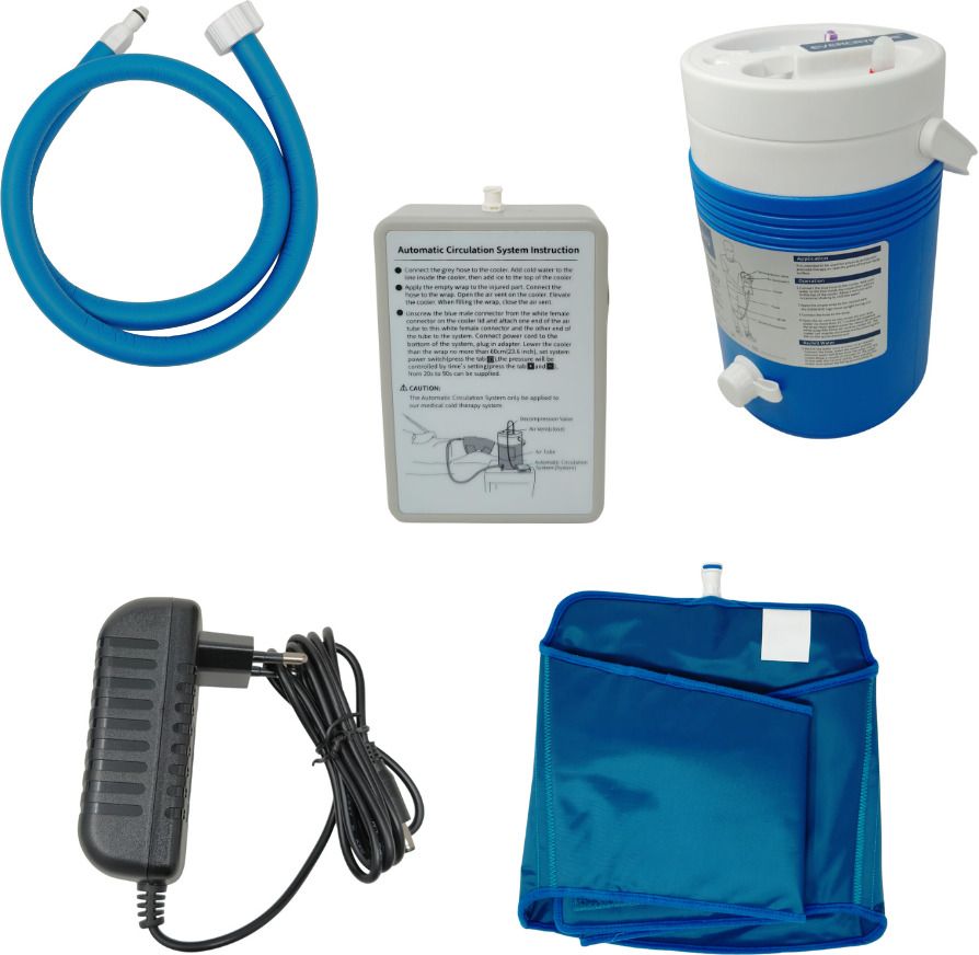 biotronix Advanced Cryo Cold Therapy System for Home Use with 1 Knee Cuff Medical Reacher & Grabber-picture-16