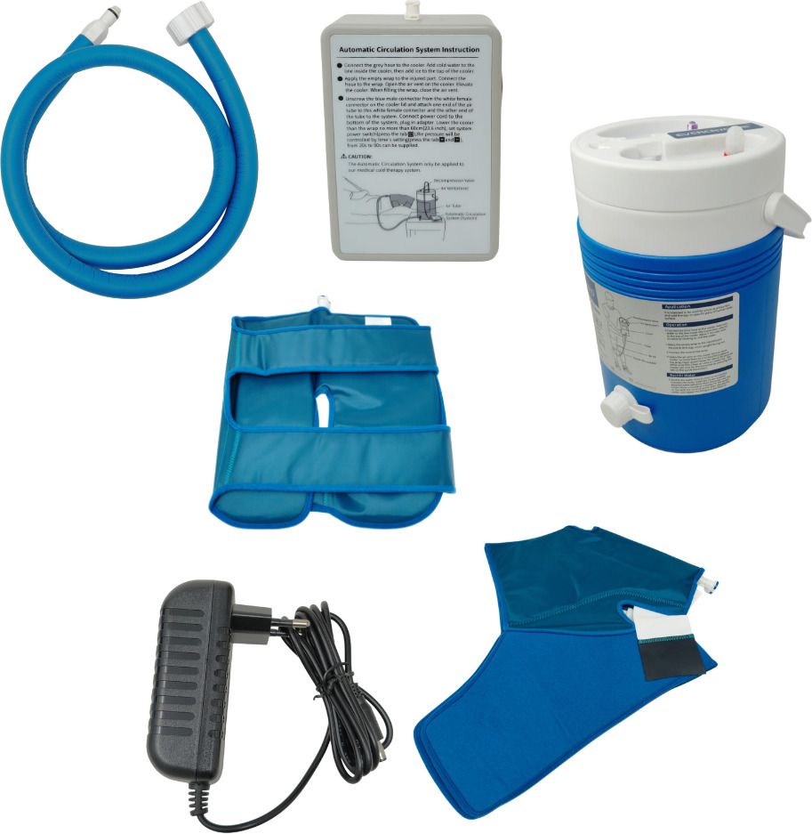 Advanced Cryo Cold Therapy Device 1 Knee, 1 Shoulder Cuff for Reduce Swelling Medical Reacher & Grabber-image-6