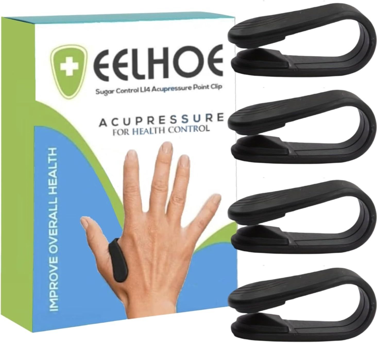 Sugar Control Acupressure Point Clip Supporting Acupressure Relaxation pack Medical Reacher & Grabber-image-35