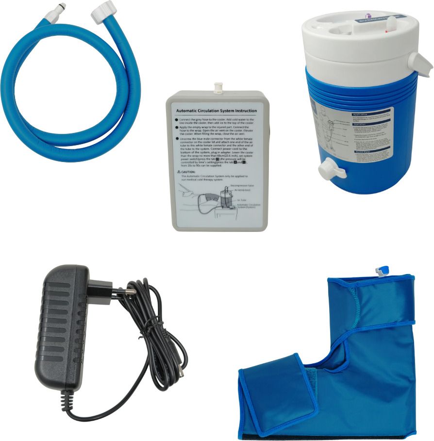 biotronix Cryo Cold Therapy Device for Physical Therapy with 1 Ankle Cuff Medical Reacher & Grabber-picture-14