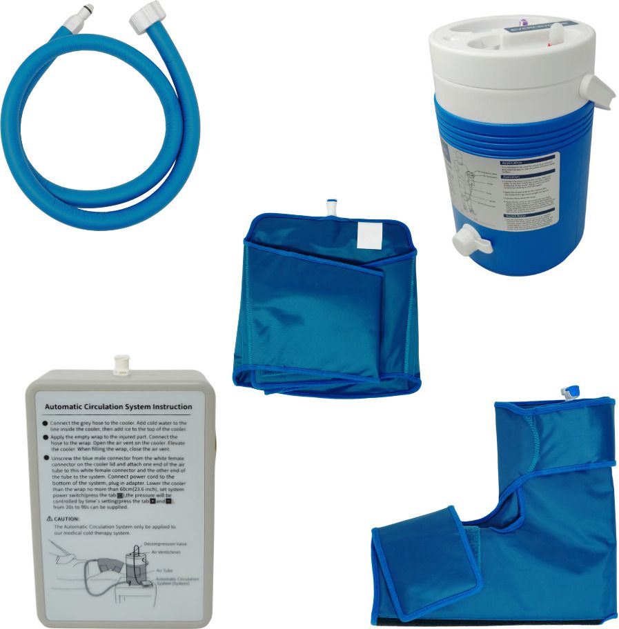 Advanced Cryo Cold Therapy Unit for Sports Injury Recovery with Ankle, Back Cuff Medical Reacher & Grabber-image-10