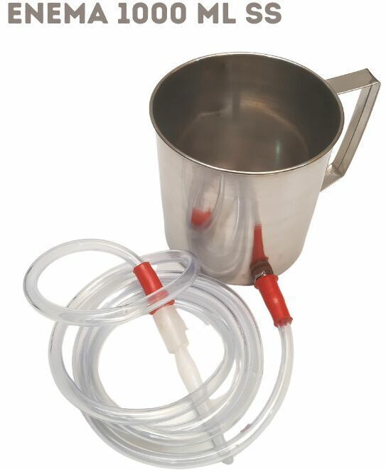 Enema Can 1000 ml Stainless Steel Medicine Dispenser-image-49