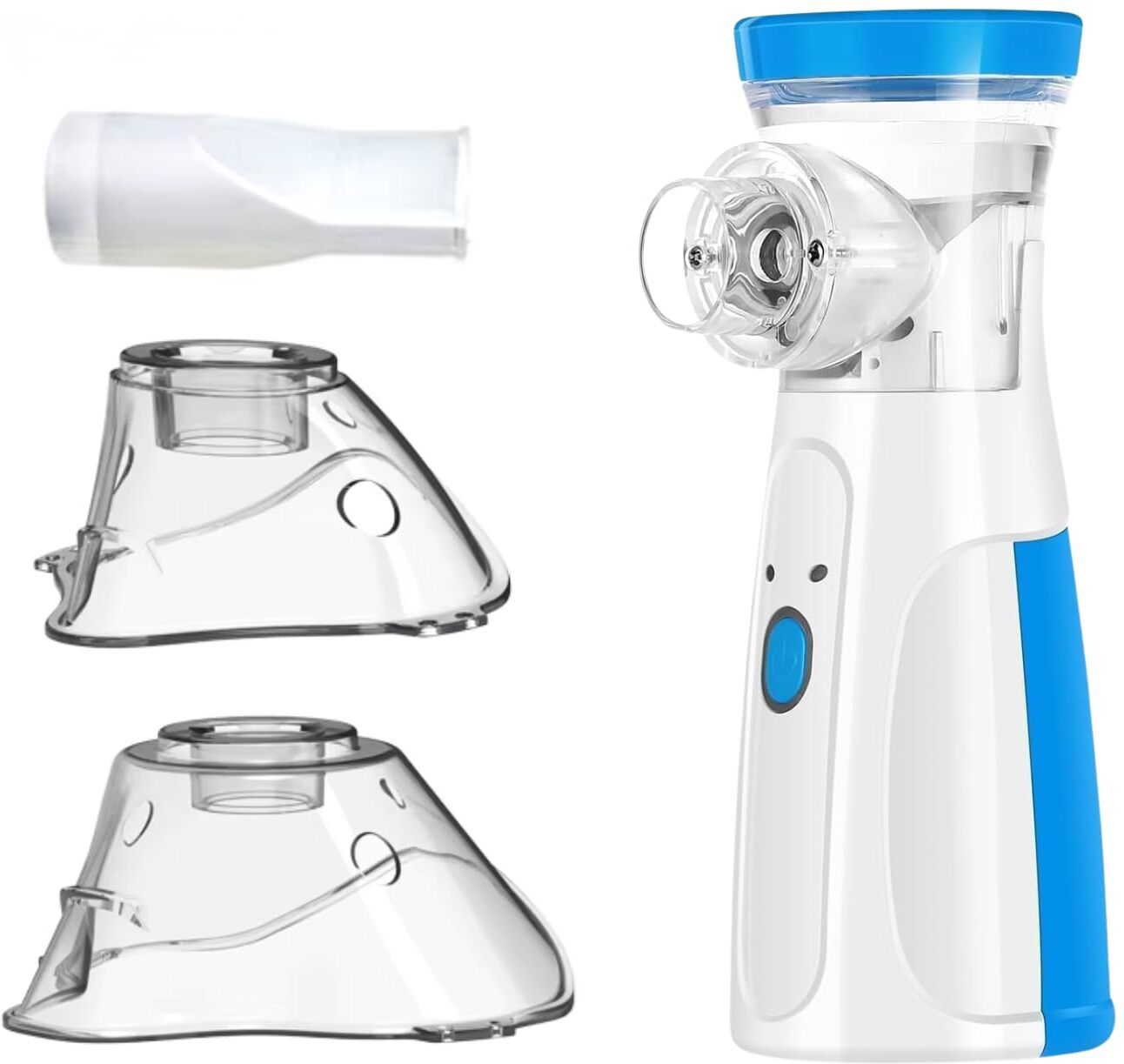 Portable Mesh Nebulizer for Adults & Kids | Steam Vaporizer for Home & Travel Medicine Dispenser