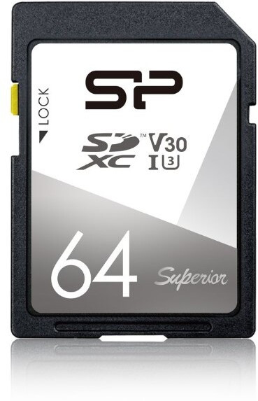 Silicon Power SP064GBSDXCV3V10 Superior 64 GB SDXC UHS-I Card Class 10 100 MB/s Memory Card Compatible with Camera image 1