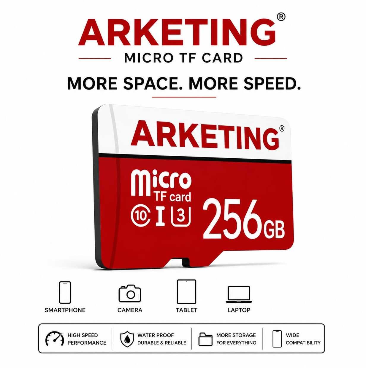 ARKETING 256M 256 W 256 GB Extreme Pro SDHC Class 10 120 MB/s Memory Card Compatible with Camera, Computer, Gaming Console, Mobile, Tablet-image-44