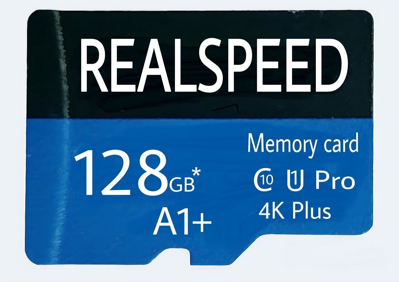 Realspeed HIGH SPEED A1PLUSZ 128 GB Memory Stick Class 10 130 MB/sMemory Card Compatible with Computer, Gaming Console, Tablet image 1