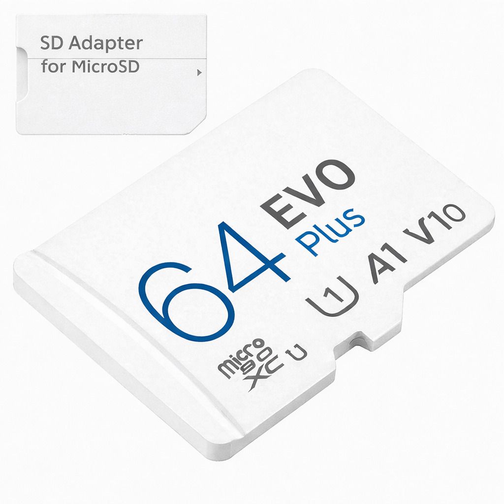 yajas EVOPLU64GB 10 64 GB MicroSD Card Class 10 98 MB/s Memory Card Compatible with Camera, Computer, Mobile