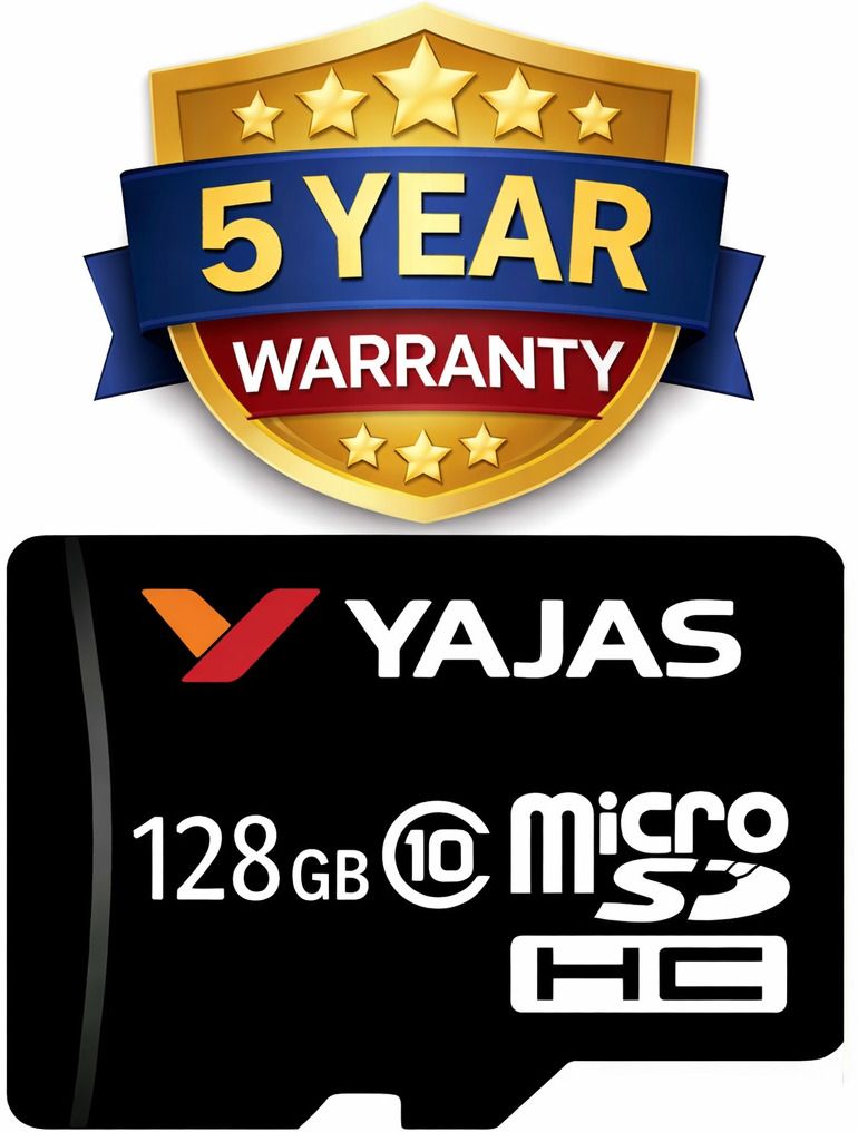 yajas COSANDISK-128GB-MEMORYCARD 10 128 GB MicroSD Card Class 10 140 MB/s Memory Card Compatible with Camera, Computer, Mobile, Tablet