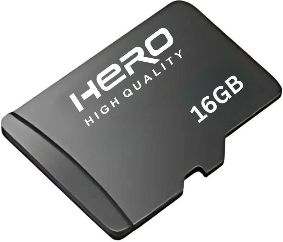 herohighquality 3 PRO 16 GB MicroSD Card Class 10 100 MB/s Memory Card Compatible with Mobile, Tablet, Computer, Gaming Console