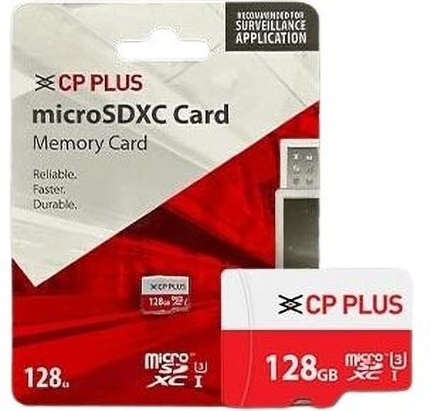 CP PLUS CP128M04 Speed Pro 128 GB MicroSD Card Class 10 70 MB/s Memory Card Compatible with Camera, Mobile, Tablet image 1