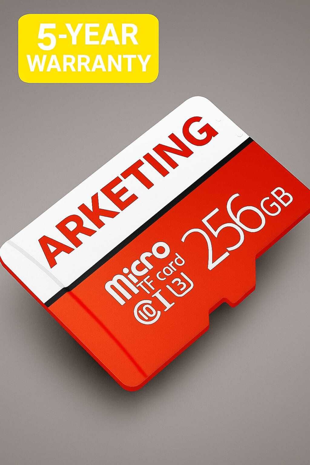 ARKETING S-256 S1 256 GB MicroSDHC Class 10 120 MB/s Memory Card Compatible with Camera, Mobile, Tablet, Computer, Gaming Console