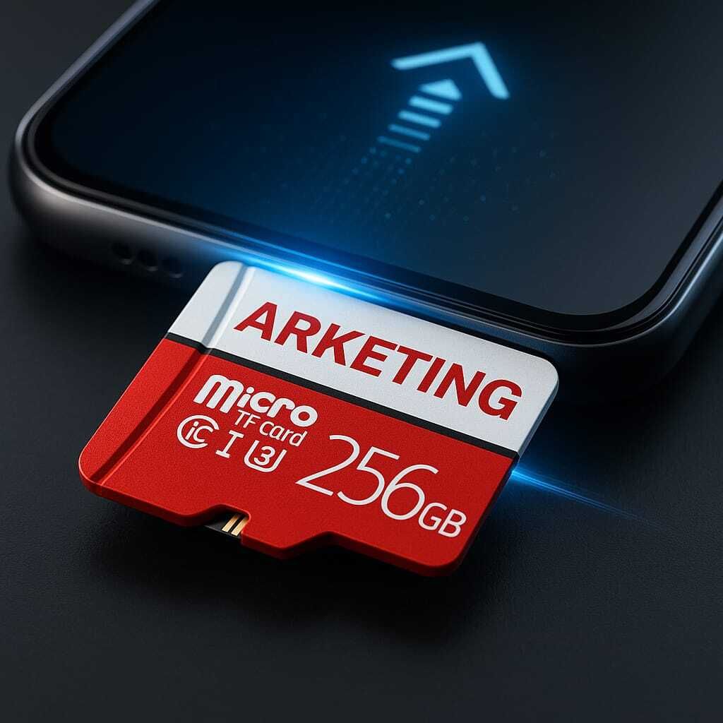 ARKETING S/8-256 S/8 256 GB MicroSDHC Class 10 120 MB/s Memory Card Compatible with Camera, Mobile, Tablet, Computer, Gaming Console