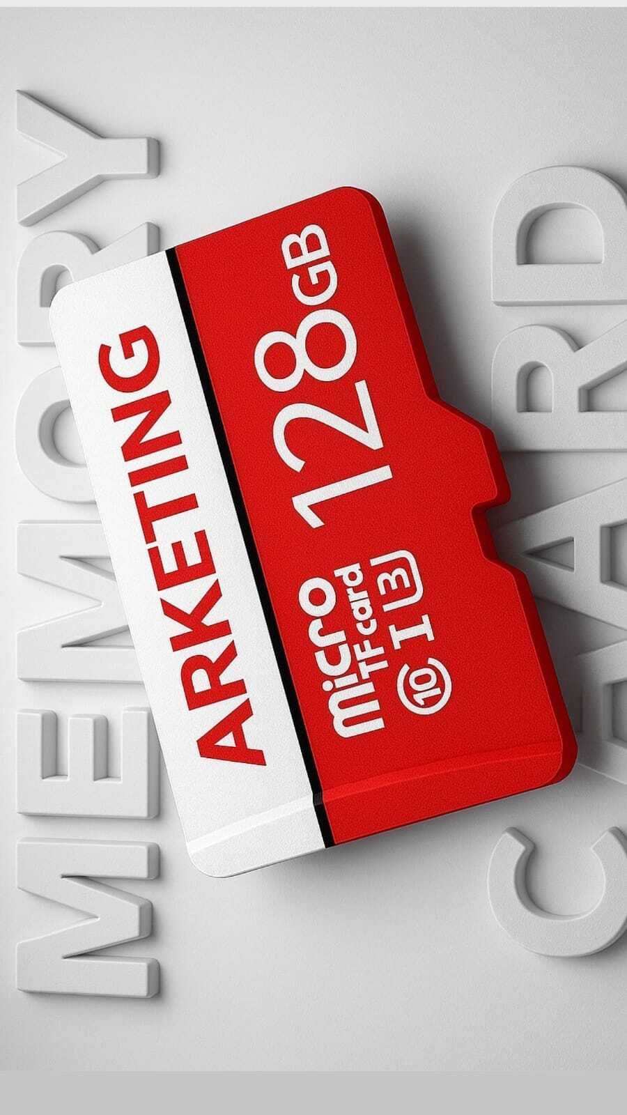 ARKETING M/128 A6 128 GB MicroSDHC Class 10 120 MB/s Memory Card Compatible with Mobile