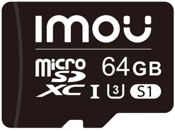 IMOU ST2-64-S1 MicroSDXC Memory Card 64 GB MicroSDXC Class 10 95 MB/s Memory Card Compatible with Mobile