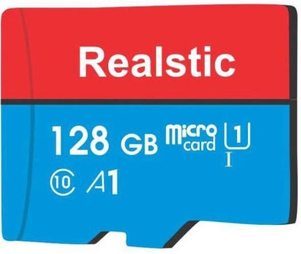 Realstic 128GB-Rl-mmc- A14 Ultra 128 GB MicroSDXC Class 10 130 MB/s Memory Card Compatible with Camera, Computer, Mobile, Tablet