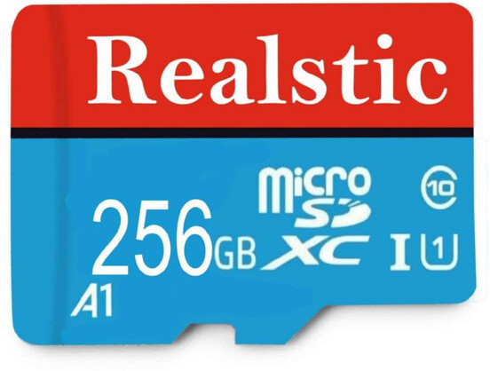 Realstic 256GB-Rl-mmc-053 Ultra 256 GB MicroSDXC Class 10 130 MB/s Memory Card Compatible with Camera, Computer, Mobile, Tablet image 1