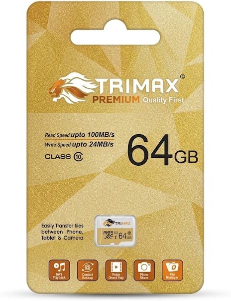 Trimax Memory Card 005 Ultra Speed 64 GB MicroSDXC Class 10 100 MB/s Memory Card Compatible with Camera, Computer, Gaming Console, Mobile, Tablet-image-41