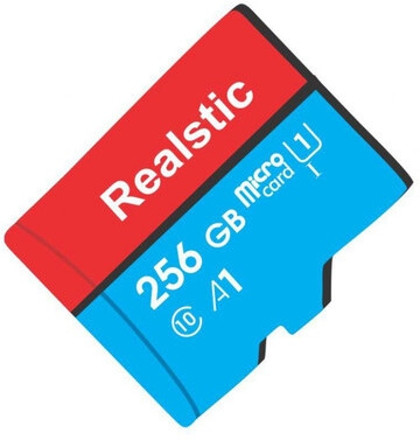Realstic 256GB-Rl-mmc-052 Ultra 256 GB MicroSDXC Class 10 130 MB/s Memory Card Compatible with Camera, Computer, Mobile, Tablet image 1