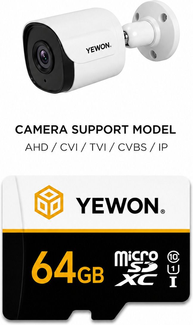 YEWON 64GB Memory Card A1 64 GB SD Card Class 10 100 MB/s Memory Card Compatible with Camera, Computer, Gaming Console, Mobile, Tablet-image-44