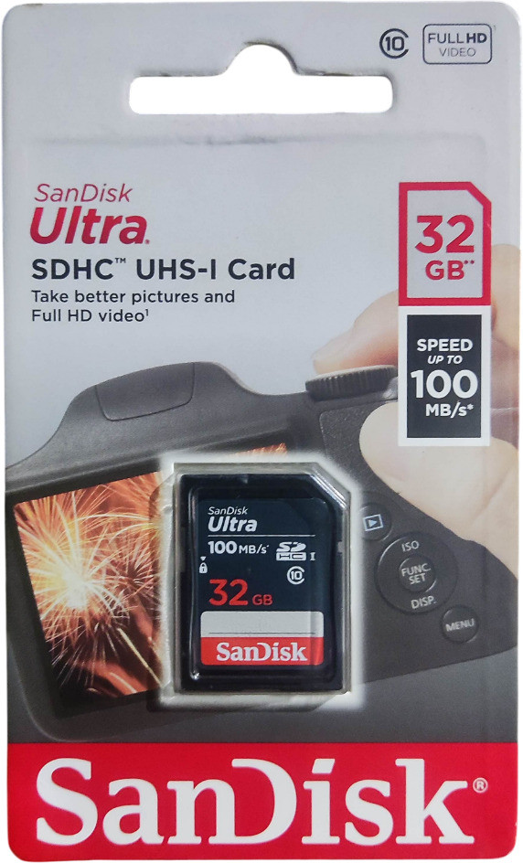camerachip 32GB camera memory card Ultra 32 GB SDHC UHS-I Card UHS Class 1 100 MB/s Memory Card Compatible with Camera, Computer image 1
