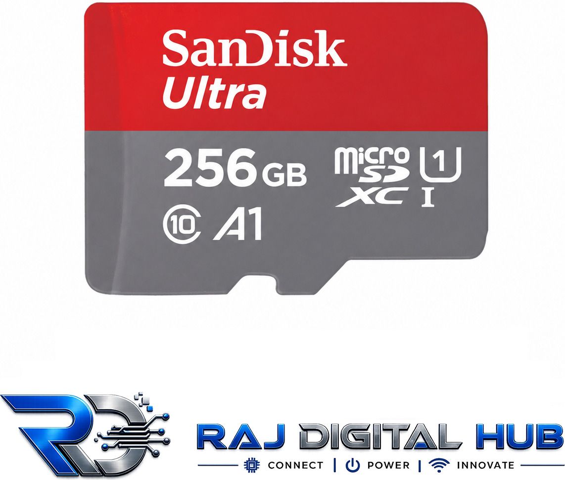 RajDigitalHub RajDigitalHub_SanDisk Ultra 256GB microSDXC UHS-I Memory Card Ultra 256 GB SDHC UHS-I Card Class 10 150 MB/s Memory Card Compatible with Camera, Computer, Gaming Console, Mobile, Tablet-image-41