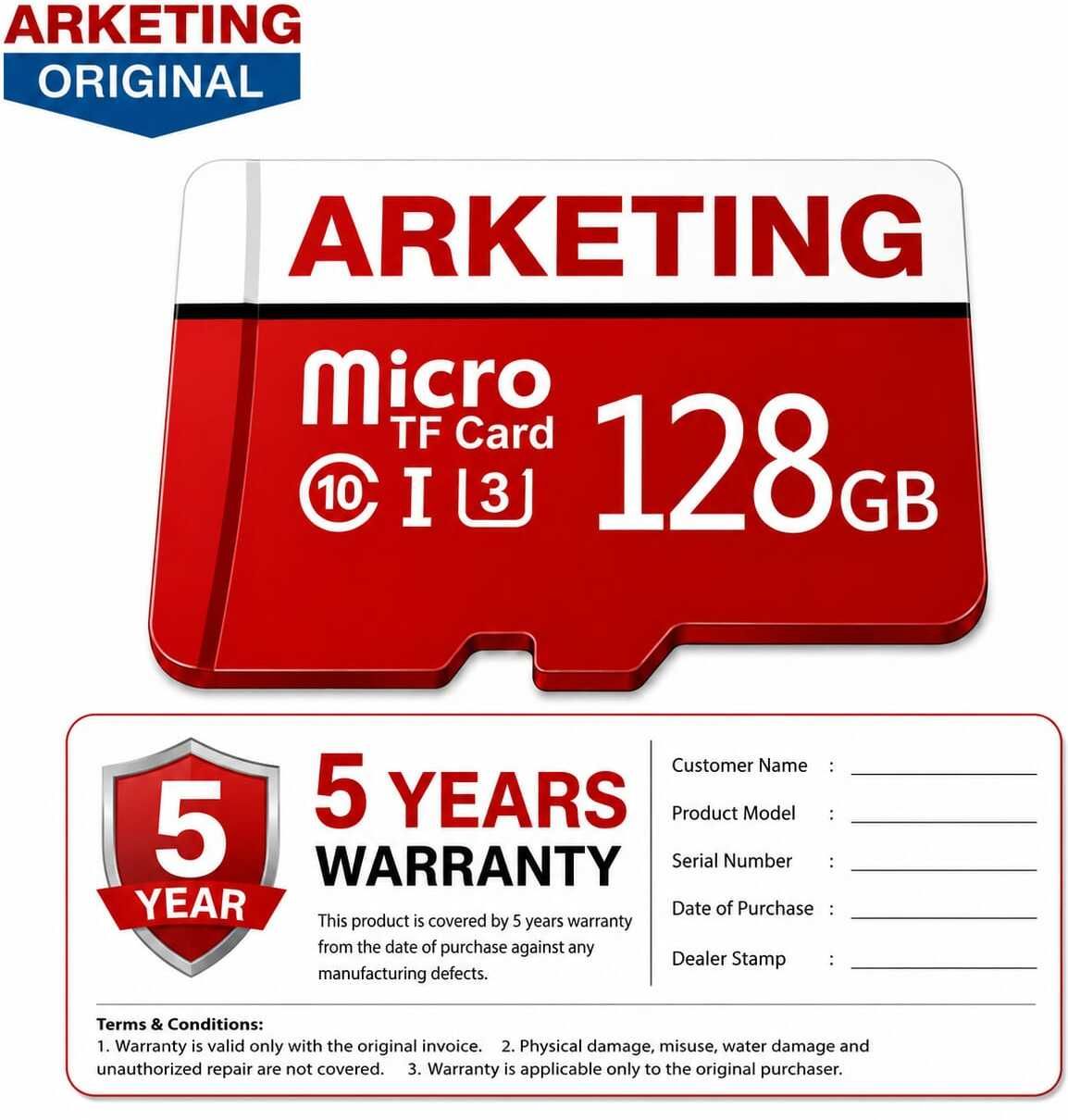 ARKETING PRO-128 PRO-128 128 GB Ultra SDHC Class 10 120 MB/s Memory Card Compatible with Camera, Computer, Gaming Console, Mobile, Tablet-picture-10
