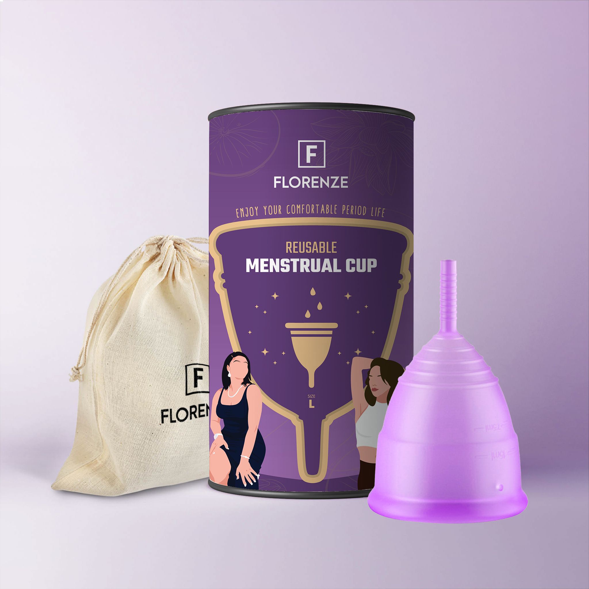 florenze Large Reusable Menstrual Cup-picture-36