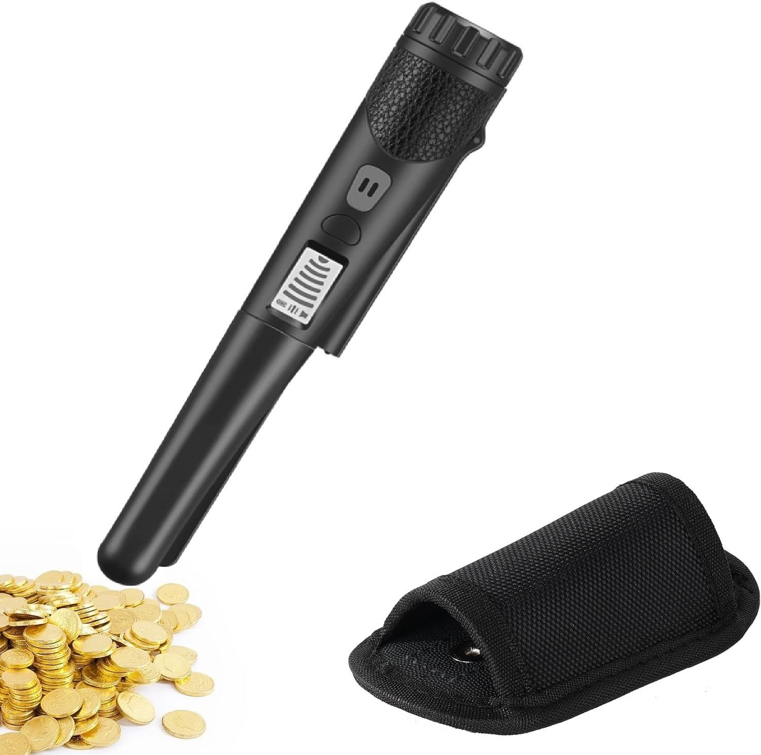 Flawls Pointer Metal Detector with LED & Vibration Alerts Advanced Metal Detector