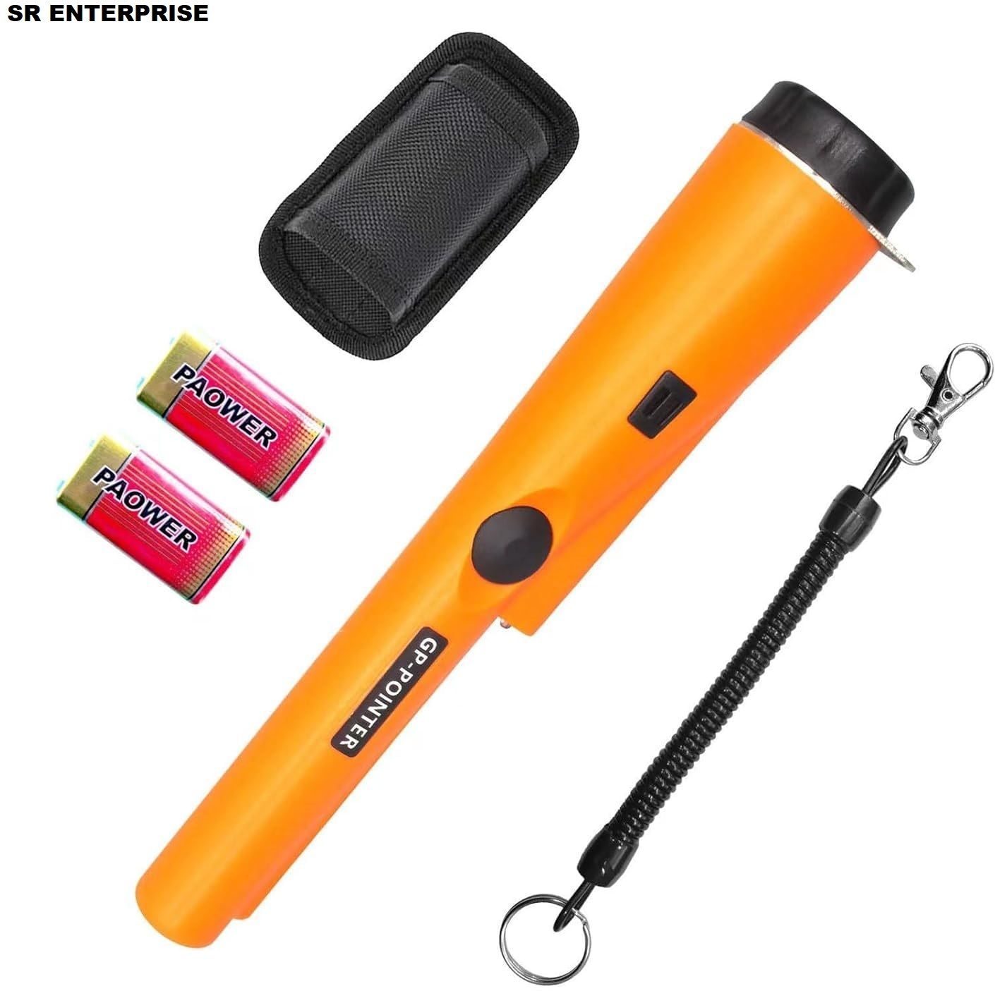 SR ENTERPRISE Metal Detector Handheld Precision Positioner Waterproof-Oragne Advanced Metal Detector-image-3