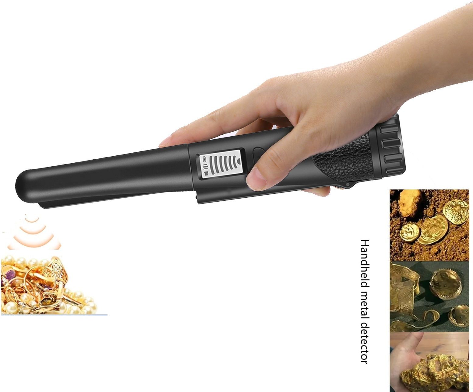 ELITEGO LED Metal Detector for Gold, Coin & Silver Advanced Metal Detector