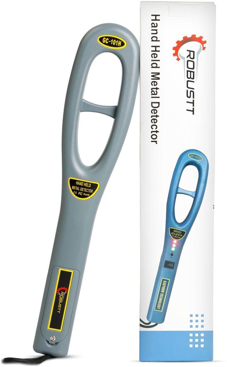 YAKSH Hand-Held Safety Inspection Metal Detector with Sound & Vibrate Alarm Signals Advanced Metal Detector-picture-29