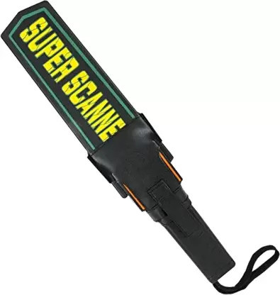 Real Instruments High Sensitivity Metal Detector with Leather case on handle for Malls, Airports Advanced Metal Detector image 1