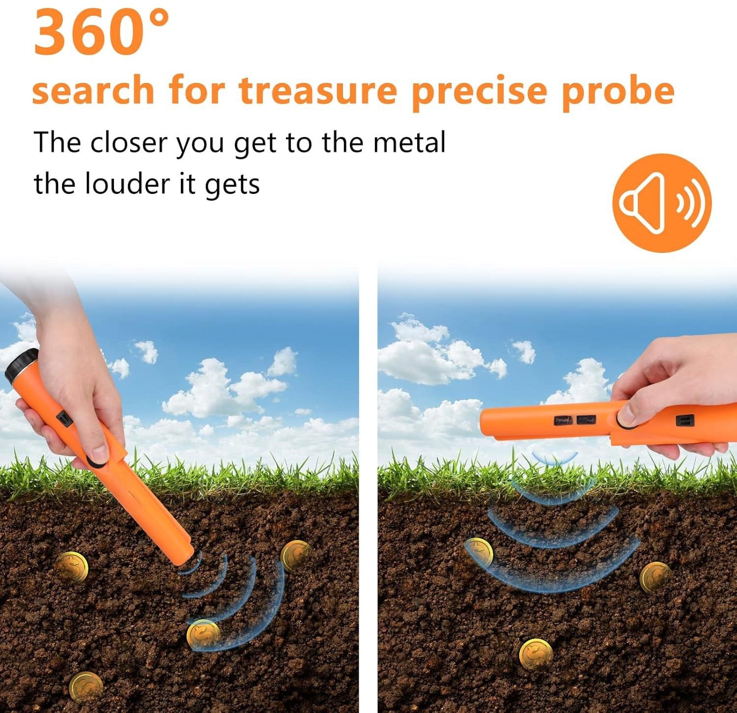 PinPointerX Portable Pin Pointer Metal Detector – One-Touch Operation & LED Indicator Advanced Metal Detector-image-30