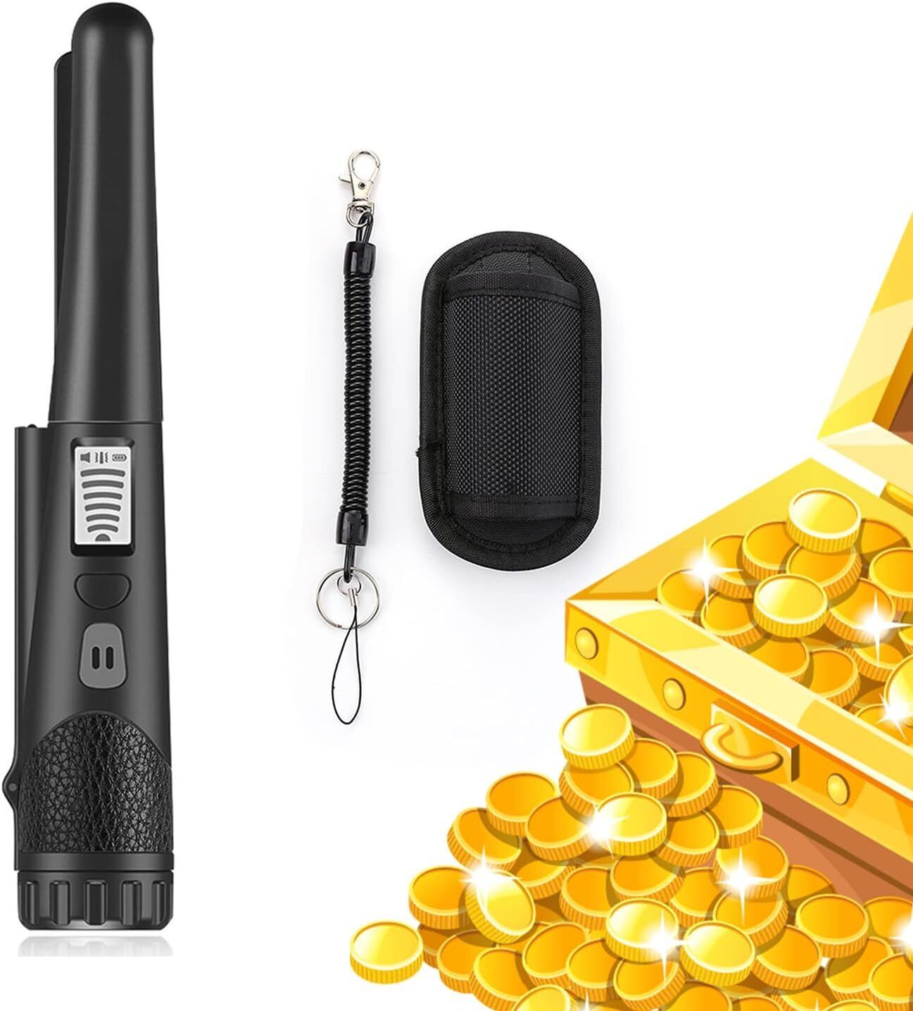 Velocity High-Sensitivity Metal Detector for Gold, Silver, Coins & Outdoor Treasure Hunt Advanced Metal Detector