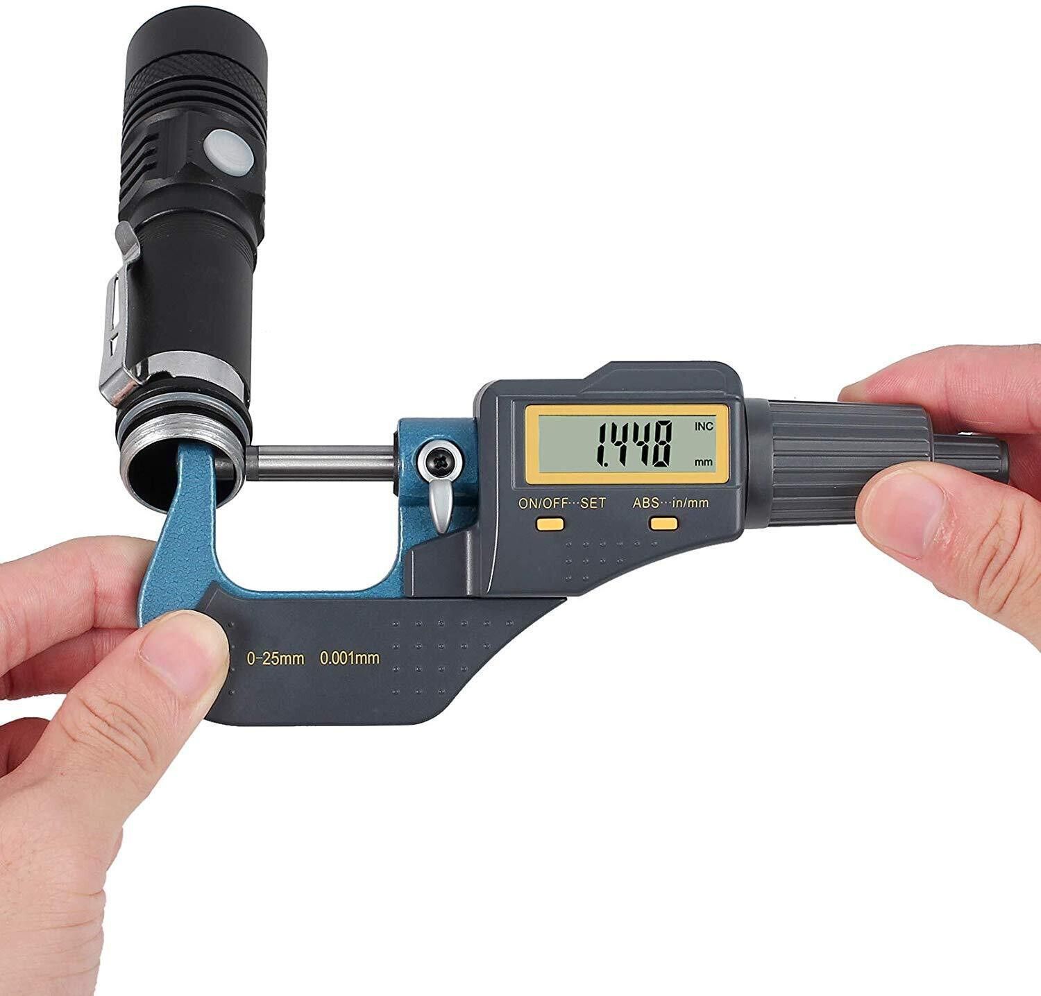 balrama 0.001mm Accuracy 0-25mm Digital Outside Micrometer Gauge Micrometer Screw Gauge-picture-13