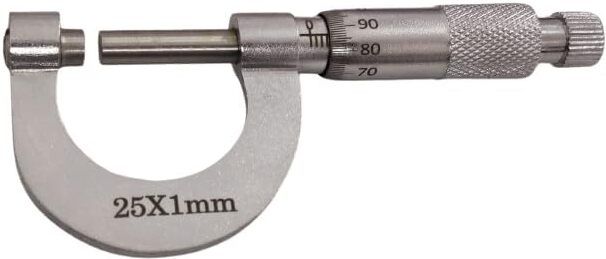 v-ic science 0-25mm [25x1/100] S.S thread in Black plastic Box 01 Micrometer Screw Gauge-picture-25