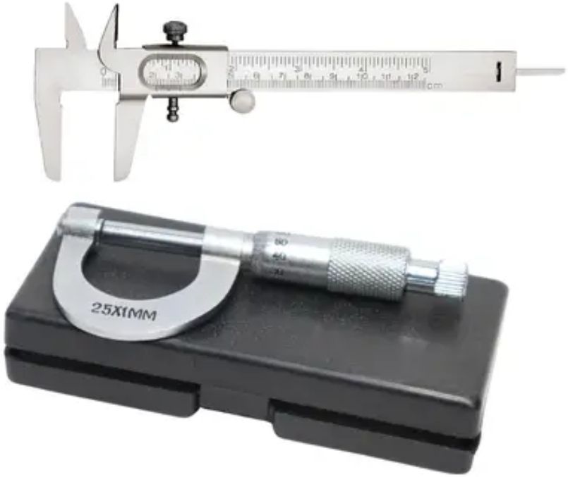 scientific wala Screw Gauge 25mm Varnier Caliper Micrometer Screw Gauge-picture-48
