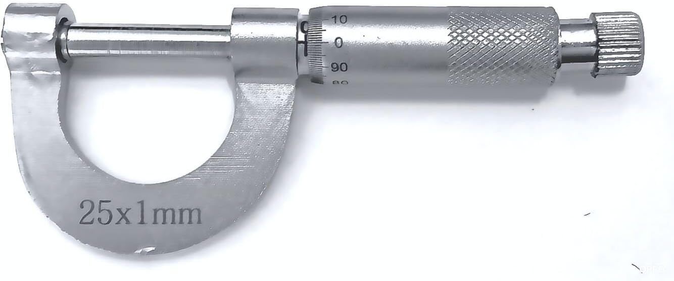 v-ic science 0-25mm [25x1/100] S.S thread in Black plastic Box 07 Micrometer Screw Gauge-picture-36