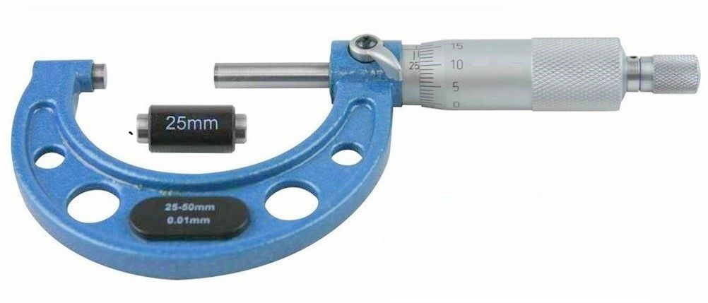 25-50 mm 0.01 mm Heavy Quality Micrometer Thickness Gauge Vernier Measuring Tools Micrometer Screw Gauge-image-1