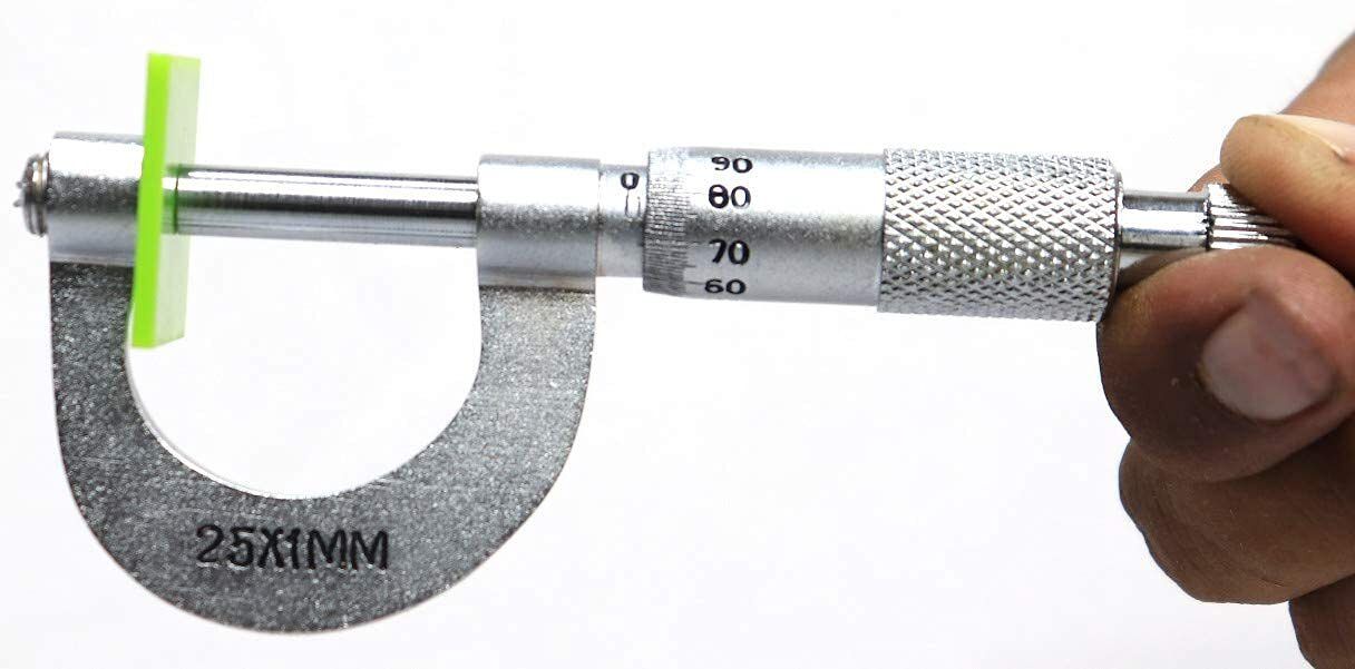 myaskro Micrometer Screw Gauge 0-25mm [25x1/100] S.S thread in Black plastic Box 01 Micrometer Screw Gauge-picture-34