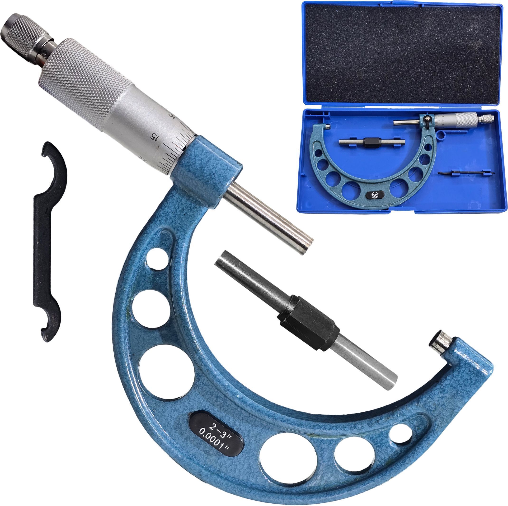 digital craft Industrial Outside Micrometer Screw Gauge 75–100mm, Carbide, 0.01mm Micrometer Screw Gauge-picture-30