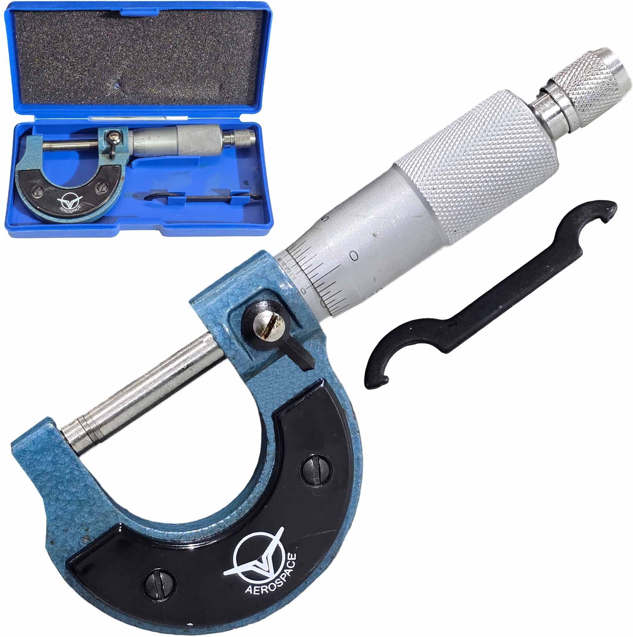 digital craft 0–1 Inch Outside Micrometer Screw Gauge, Carbide Tips, 0.0001" Reading Micrometer Screw Gauge-picture-38