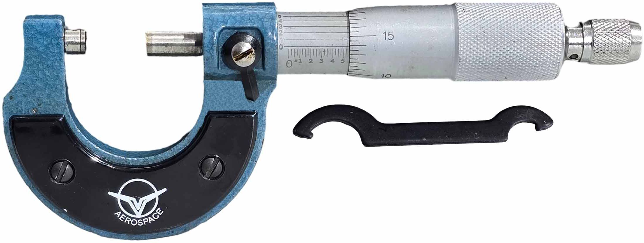 digital craft Engineering Outside Micrometer 0–1 Inch, Carbide Tip, 0.0001" Accuracy Micrometer Screw Gauge-picture-33
