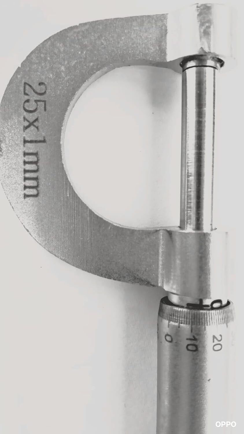 v-ic science 0-25mm [25x1/100] S.S thread in Black plastic Box 08 Micrometer Screw Gauge-picture-39