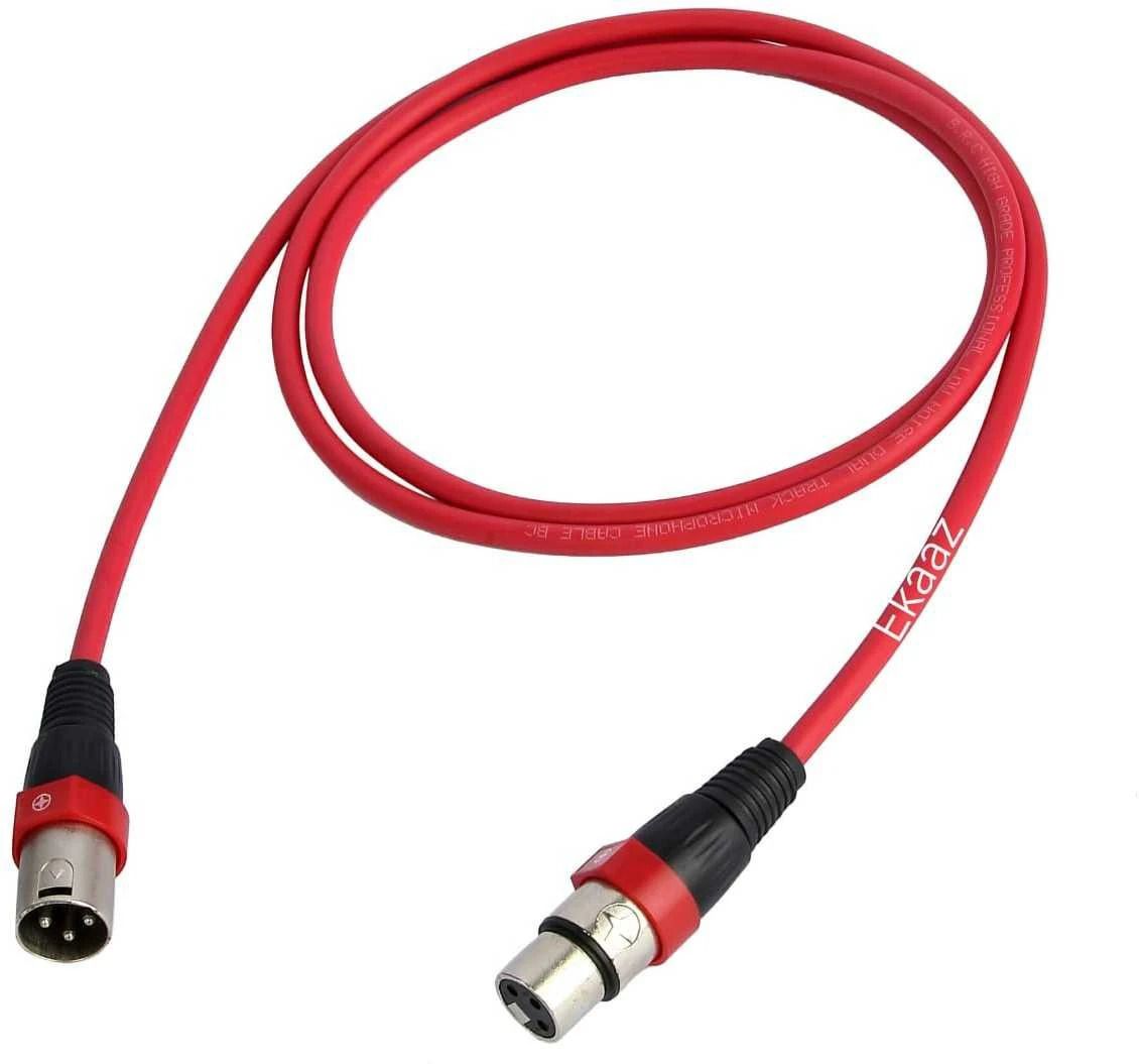 ekaaz Male To Female 3 Pin Microphone Mic extension Balanced Audio Guitar Amplifier Mixer Cable (1.5M) xlr male to female cable-picture-20