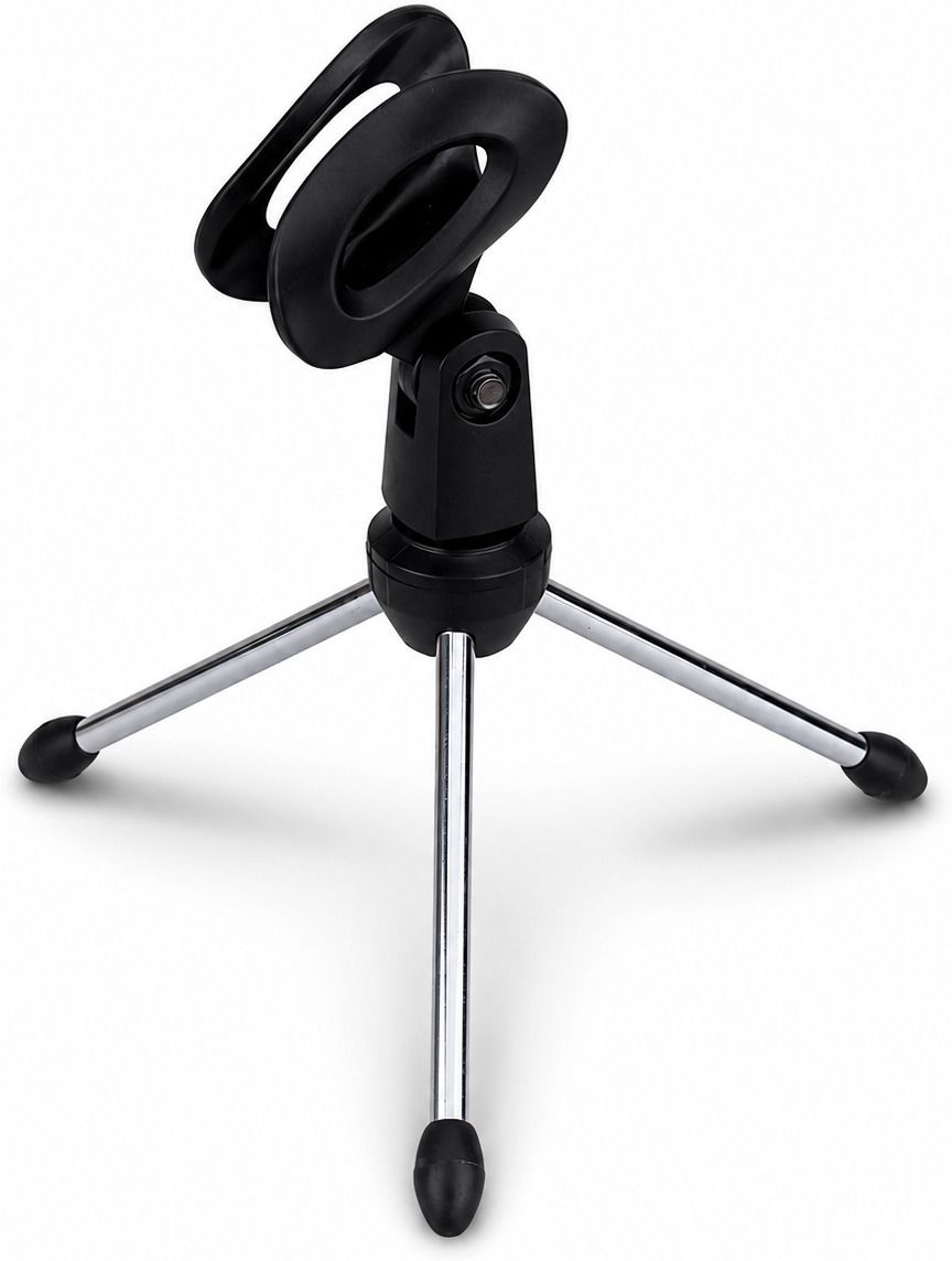 BC-08 Desktop Mini Microphone Stand with Alloy Steel Base Mic Clip Holder Adjustable Mic Stand for Podcasting , Conference , Chruch, Meeting, Lecture-image-25