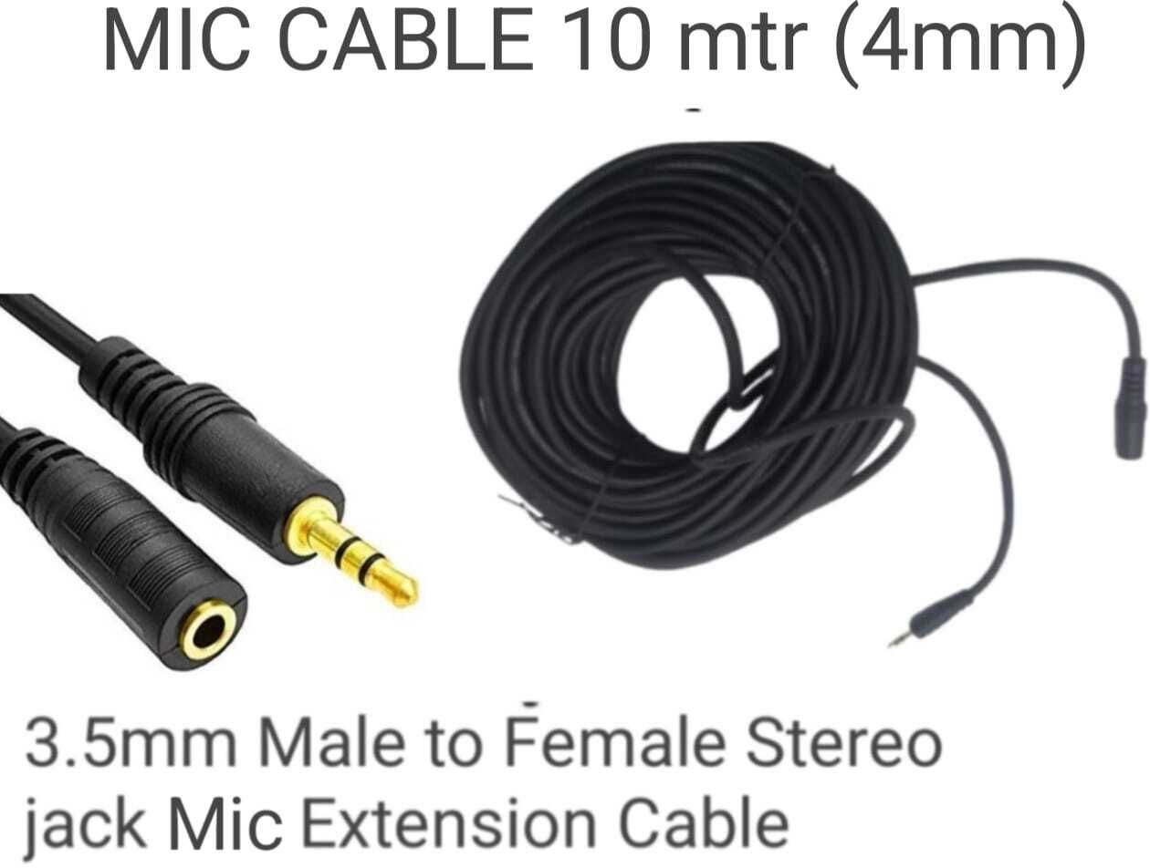 100% Original Copper 10 meter Heavy duty wire 3.5mm Male Female Stereo Audio Cable-image-37